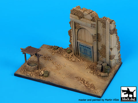 ブラックドッグ D72054 1/72 井戸のある家の廃墟