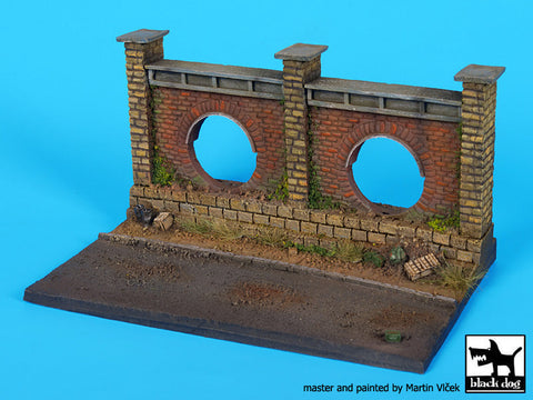 ブラックドッグ D72056 1/72 ベトナム フエ ストリート ベース