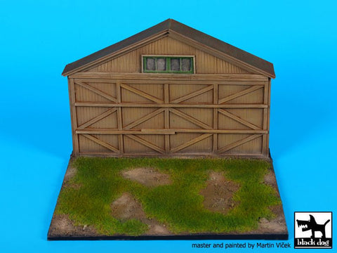 ブラックドッグ D72057 1/72 飛行場の格納庫 WW I ベース