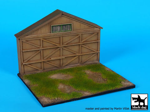 ブラックドッグ D72057 1/72 飛行場の格納庫 WW I ベース