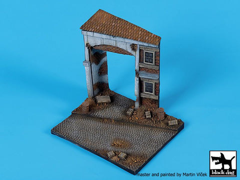 ブラックドッグ D72064 1/48 家と道路 ベース
