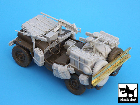 ブラックドッグ T35014 1/35 イギリス SAS ジープアフリカ アクセサリーセット