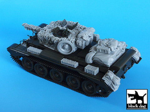 ブラックドッグ T35023 1/35 イギリス クロムウェル戦車 麻布テープ・カモフラージュネット