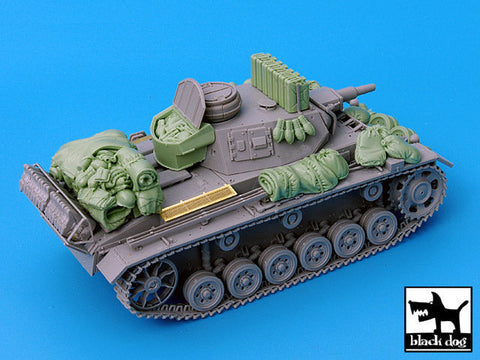 ブラックドッグ T35030 1/35 ドイツ III号戦車N型 アクセサリーセット