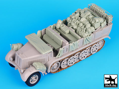 ブラックドッグ T35072 1/35 ドイツ Sd.Kfz8ハーフトラック アクセサリーセット（フルバージョン）