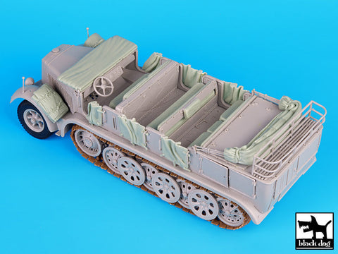 ブラックドッグ T35073 1/35 ドイツ Sd.Kfz8ハーフトラック アクセサリーセット