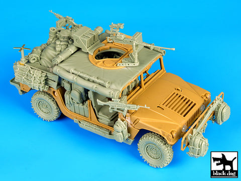 ブラックドッグ T35076 1/35 現用アメリカ スペシャルフォース仕様ハンヴィー 改造セット