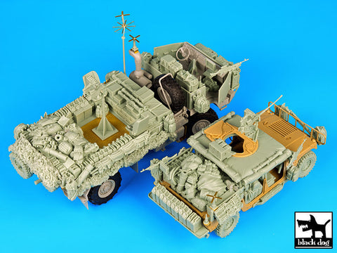 ブラックドッグ T35078 1/35 アメリカ M1078 LMTV ウォーピッグ&ハンビー スペシャルフォース コンバージョンセット(トランペッター) plusタミヤ)