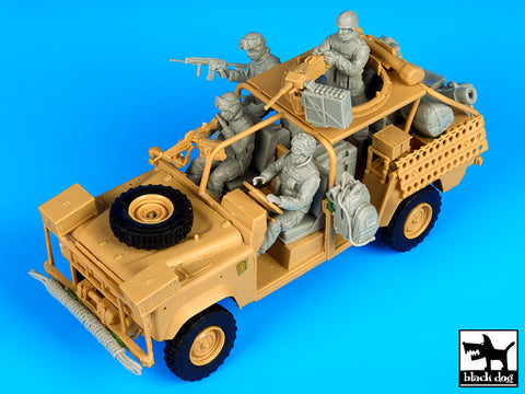 ブラックドッグ T35079 1/35 アメリカ RSOV レンジャー アクセサリーセット クルーフィギュア4体付(ホビーボス)