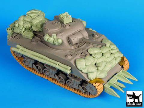 ブラックドッグ T35081 1/35 アメリカ シャーマン 75mm ノルマンディー アクセサリーセット