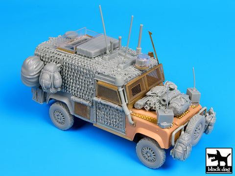 ブラックドッグ T35093 1/35 イギリス 装甲ランドローバー「スナッチ」バラクーダ アフガニスタン ビッグ セット(ホビーボス)