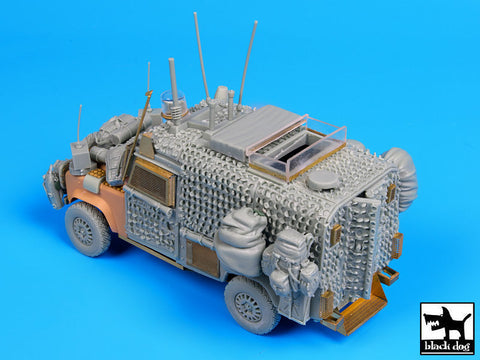 ブラックドッグ T35093 1/35 イギリス 装甲ランドローバー「スナッチ」バラクーダ アフガニスタン ビッグ セット(ホビーボス)