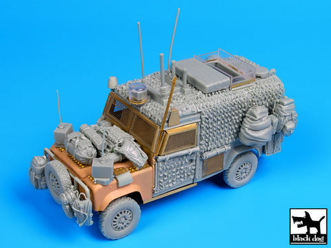 ブラックドッグ T35093 1/35 イギリス 装甲ランドローバー「スナッチ」バラクーダ アフガニスタン ビッグ セット(ホビーボス)