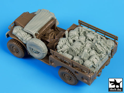 ブラックドッグ T35099 1/35 アメリカ ダッジ 空挺隊 降下前 アクセサリーセット(AFVクラブ)