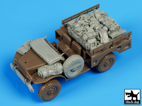 ブラックドッグ T35100 1/35 アメリカ ダッジ 空挺隊 降下後 アクセサリーセット(AFVクラブ)