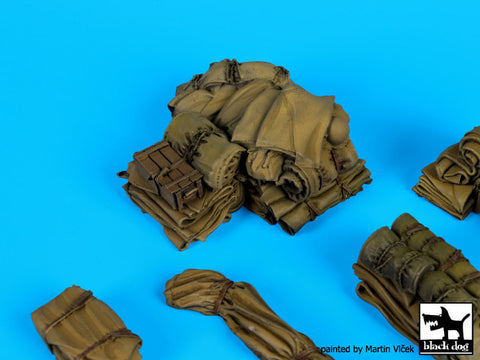 ブラックドッグ T35141 1/35 汎用テント・毛布セット No.1