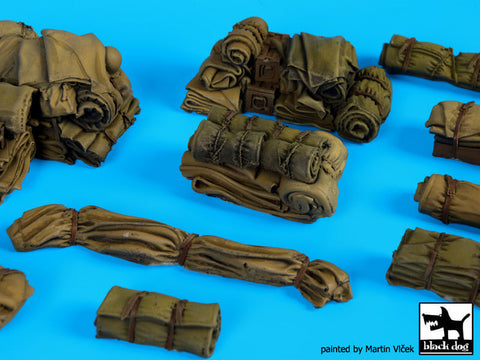 ブラックドッグ T35141 1/35 汎用テント・毛布セット No.1