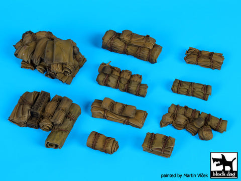 ブラックドッグ T35142 1/35 汎用テント・毛布セット No.2