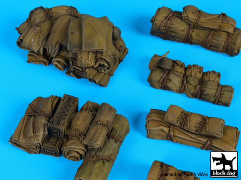 ブラックドッグ T35142 1/35 汎用テント・毛布セット No.2