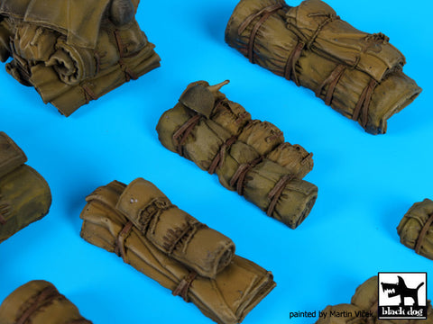 ブラックドッグ T35142 1/35 汎用テント・毛布セット No.2