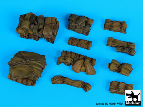 ブラックドッグ T35143 1/35 汎用テント・毛布セット No.3