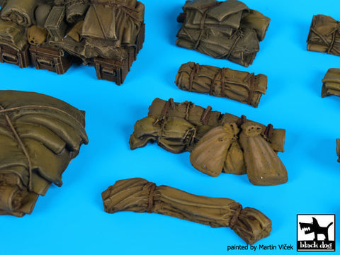 ブラックドッグ T35143 1/35 汎用テント・毛布セット No.3