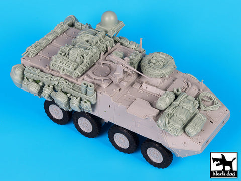 ブラックドッグ T35145 1/35 アメリカ ストライカー WINT-T A &装備品セット(トランペッター)