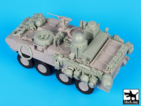 ブラックドッグ T35148 1/35 アメリカ ストライカー WINT-T C &装備品セット(トランペッター)