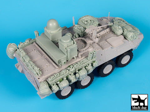 ブラックドッグ T35148 1/35 アメリカ ストライカー WINT-T C &装備品セット(トランペッター)
