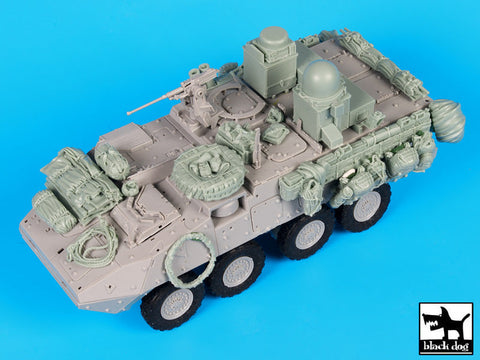 ブラックドッグ T35148 1/35 アメリカ ストライカー WINT-T C &装備品セット(トランペッター)