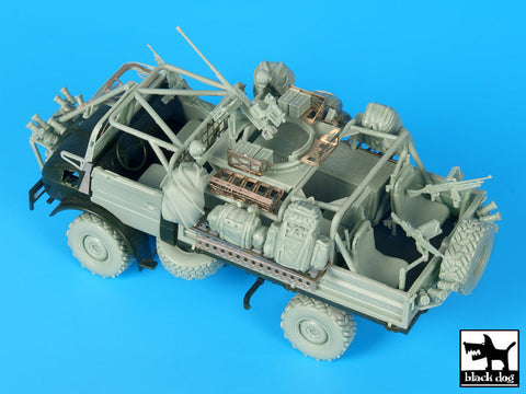 ブラックドッグ T35182 1/35 ベルギー ウニモグ 特殊部隊 アクセサリーセット(レベル)