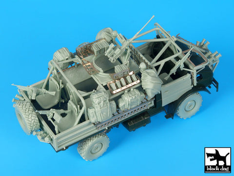 ブラックドッグ T35182 1/35 ベルギー ウニモグ 特殊部隊 アクセサリーセット(レベル)