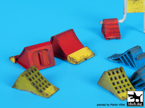 ブラックドッグ T35200 1/35 汎用輪留め アクセサリーセット