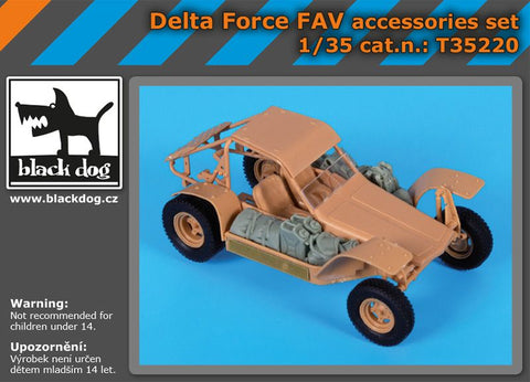 ブラックドッグ T35220 1/35 デルタフォース FAV アクセサリーセット