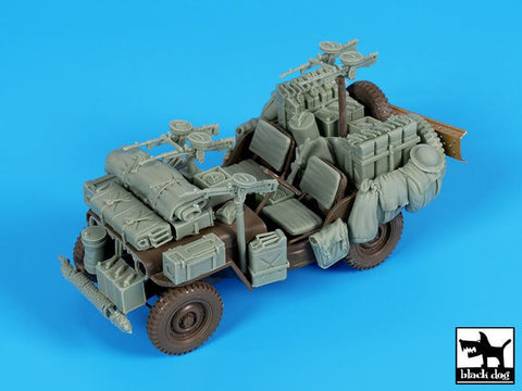ブラックドッグ T35224 1/35 イギリス SAS ジープ アフリカ アクセサリーセット （タミヤ用）