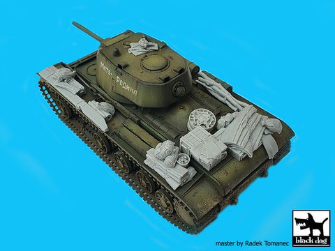 ブラックドッグ T35226 1/35 ソビエト軍 重戦車 KV-I アクセサリーセット （タミヤ用）