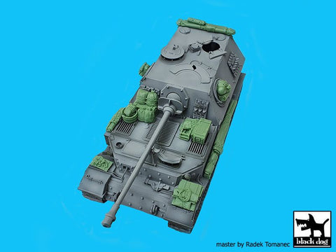 ブラックドッグ T35227 1/35 ドイツ軍 エレファント戦車 Sd.Kfz 184 アクセサリーセット （イタレリ用）