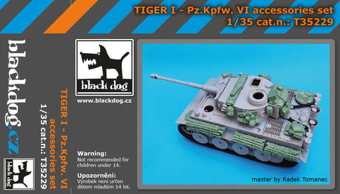 ブラックドッグ T35229 1/35 タイガーI アクセサリーセット（アカデミー用）