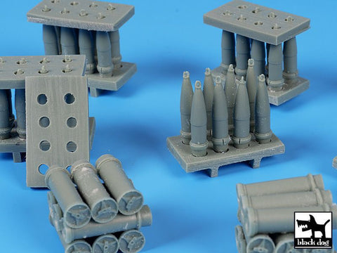 ブラックドッグ T35244 1/35 M109用155mm砲弾