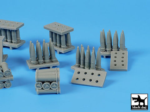 ブラックドッグ T35244 1/35 M109用155mm砲弾