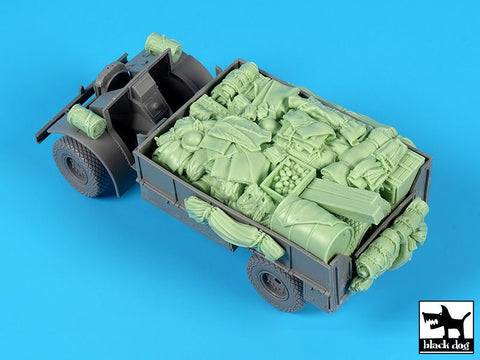 ブラックドッグ T35263 1/35 LRDG F30 パトロールトラックアクセサリーセット(サンダーモデル用)