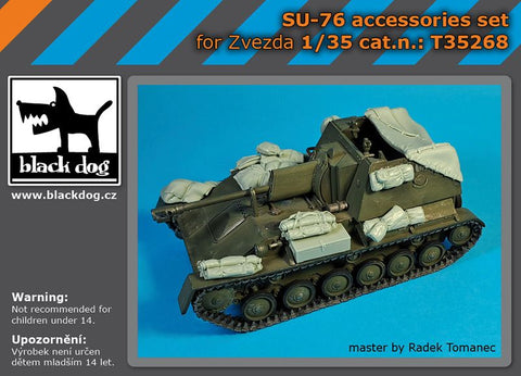 ブラックドッグ T35268 1/35 SU-76 アクセサリーセット(ズベズダ用)