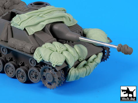 ブラックドッグ T35273 1/35 III号突撃砲 G型 サンドバッグアーマー・キャンバス (タコム用)
