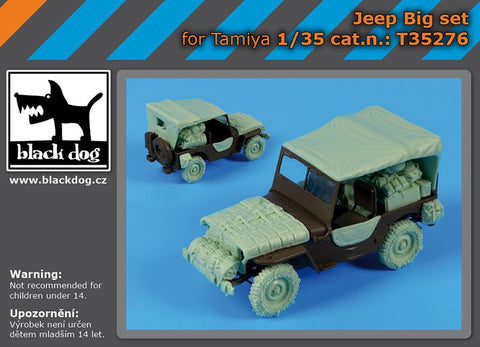 ブラックドッグ T35276 1/35ジープ ビッグセット (タミヤ用)