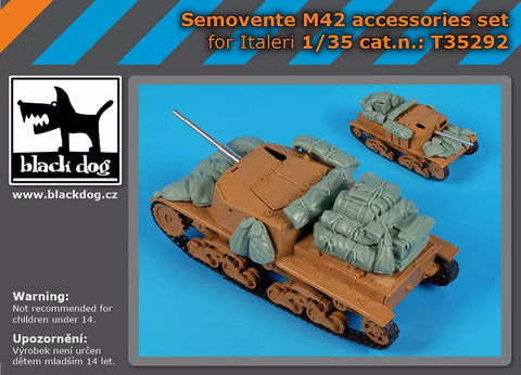 ブラックドッグ T35292 1/35 セモベンテ M42 アクセサリーセット (イタレリ用)