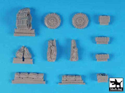 ブラックドッグ T35293 1/35 M21 ハーフトラック アクセサリーセット No.1 (タミヤ用)