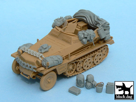 ブラックドッグ T48022 1/48 ドイツ Sd.Kfz.250ハーフトラック アクセサリーセット