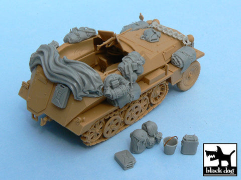ブラックドッグ T48022 1/48 ドイツ Sd.Kfz.250ハーフトラック アクセサリーセット
