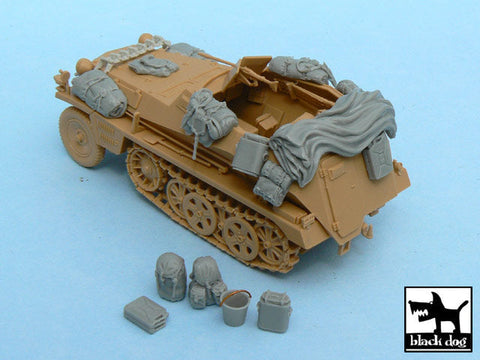 ブラックドッグ T48022 1/48 ドイツ Sd.Kfz.250ハーフトラック アクセサリーセット