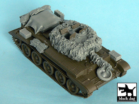 ブラックドッグ T48047 1/48 イギリス クロムウェル戦車 麻布テープ・カモフラージュネット